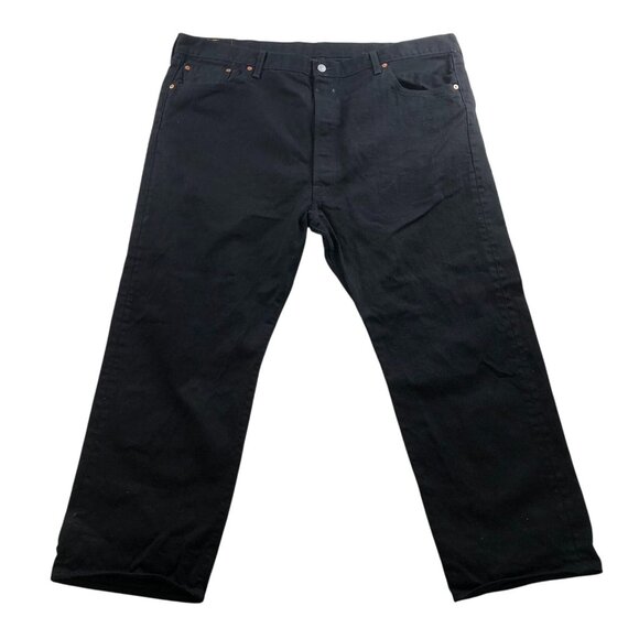 Levi's Other - Levi's Men Jeans Size 46x29 501 Original Fit Straight Black Denim Classic Casual